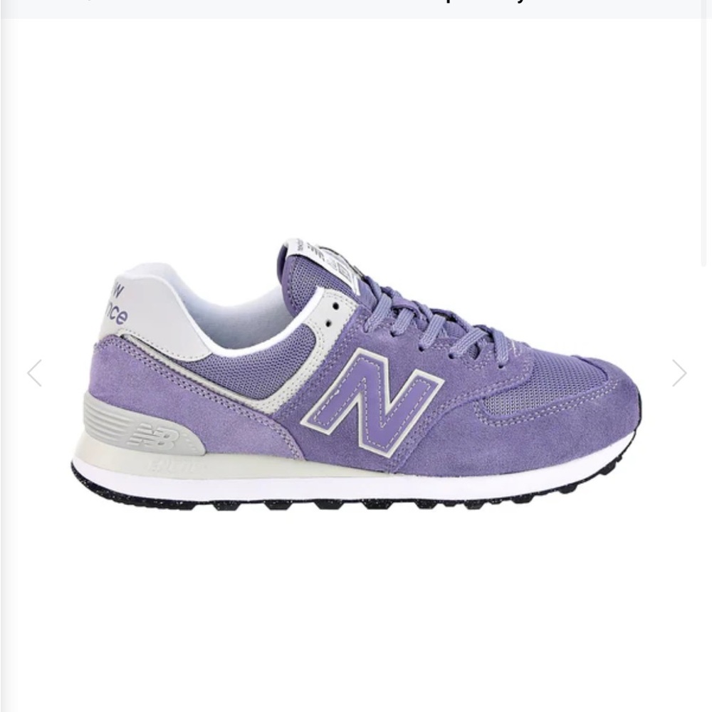 New Balance 574 Purple with Grey - Picture 2 of 7
